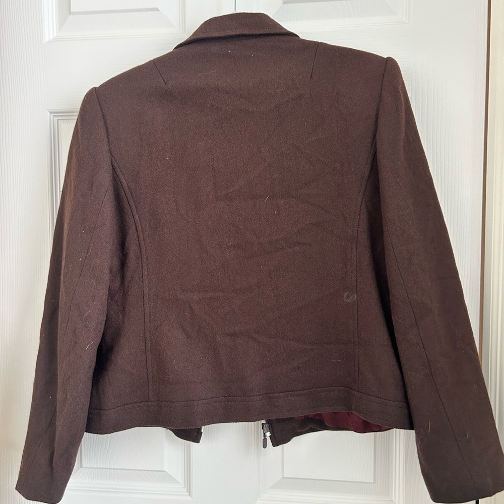Express Dark Brown Utility Jacket - image 4